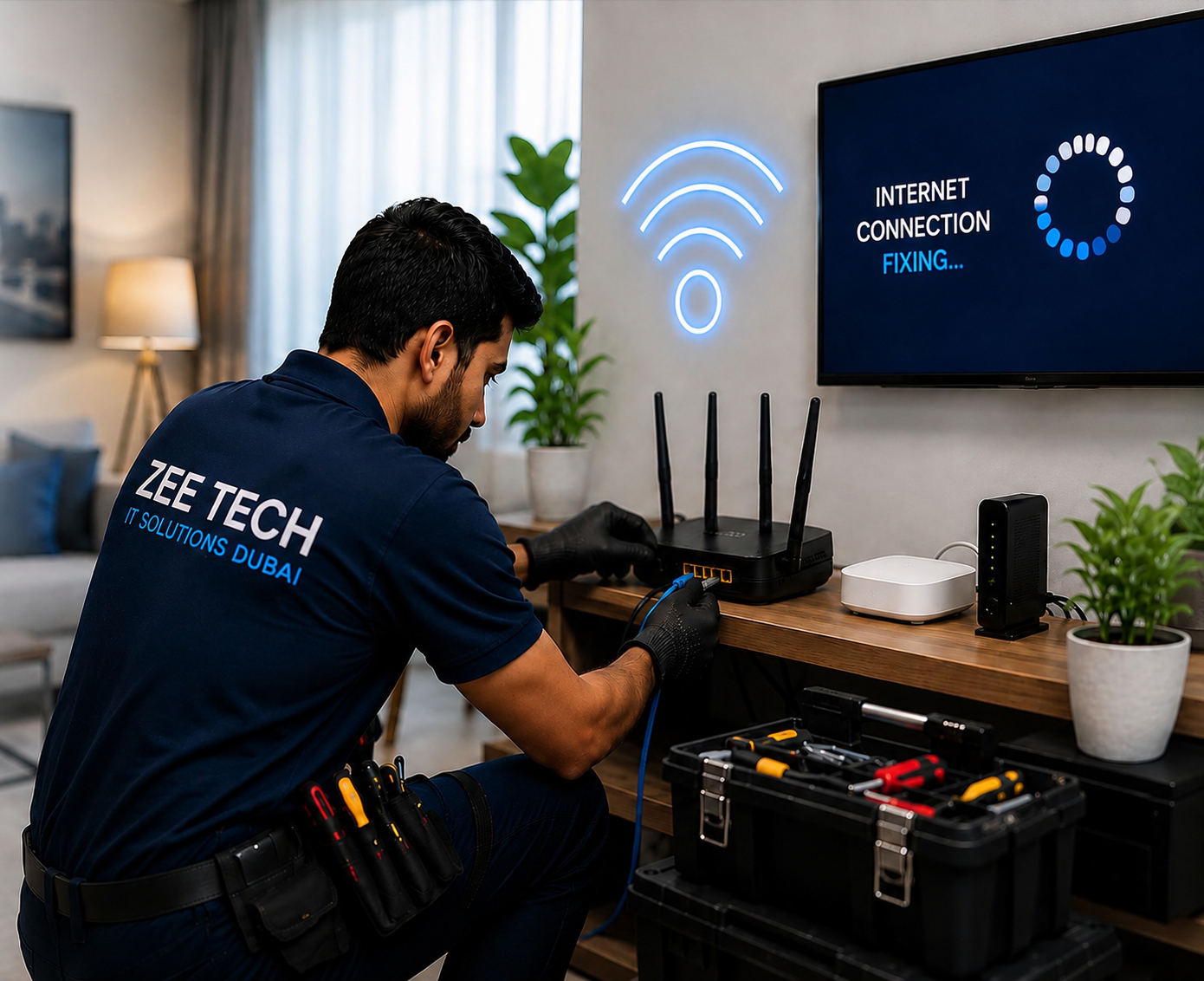 WiFi Installation Dubai Banner