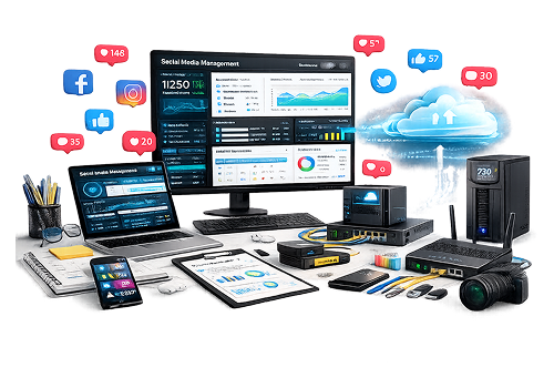 Social Media Management Banner