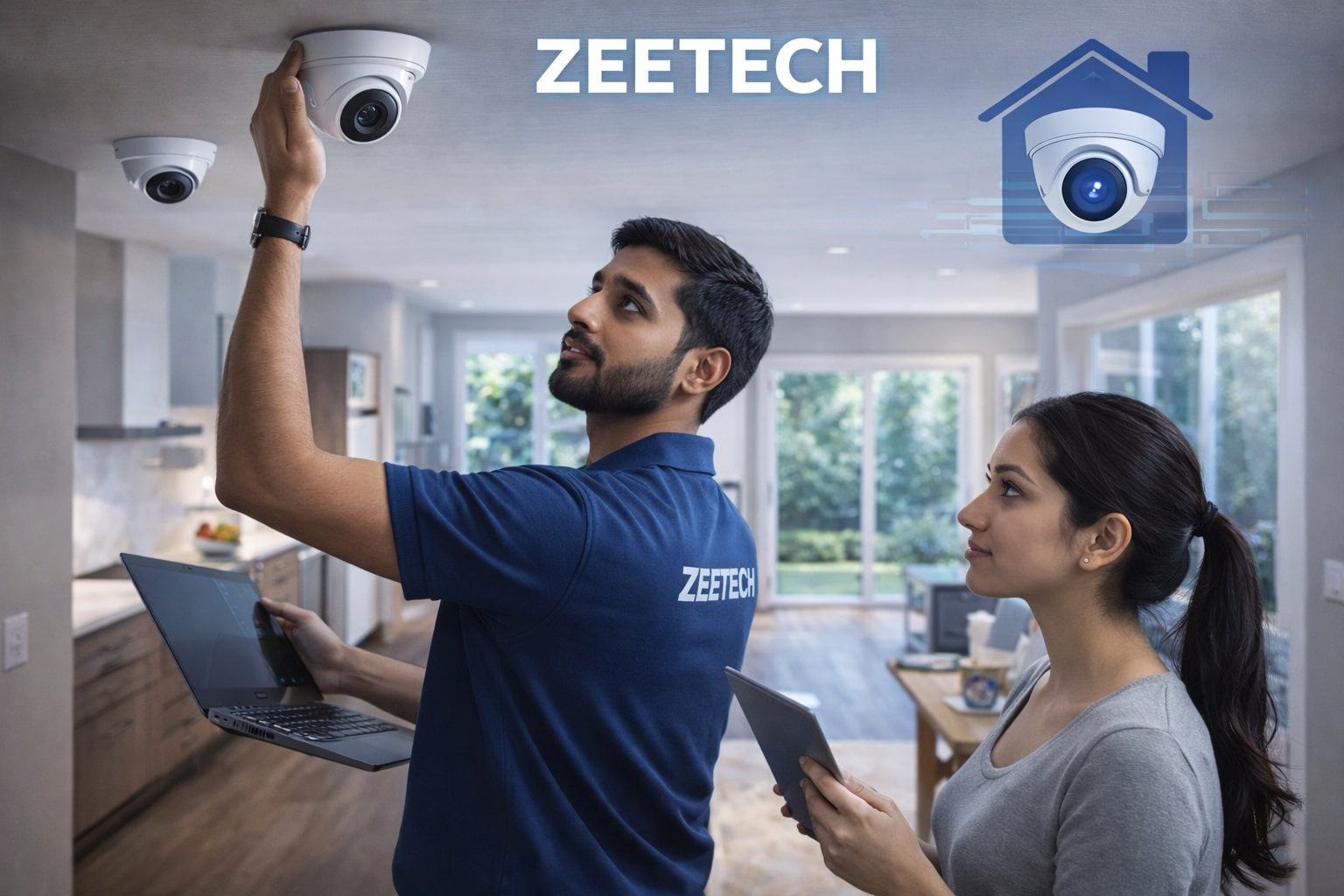 Camera installation at home in Dubai