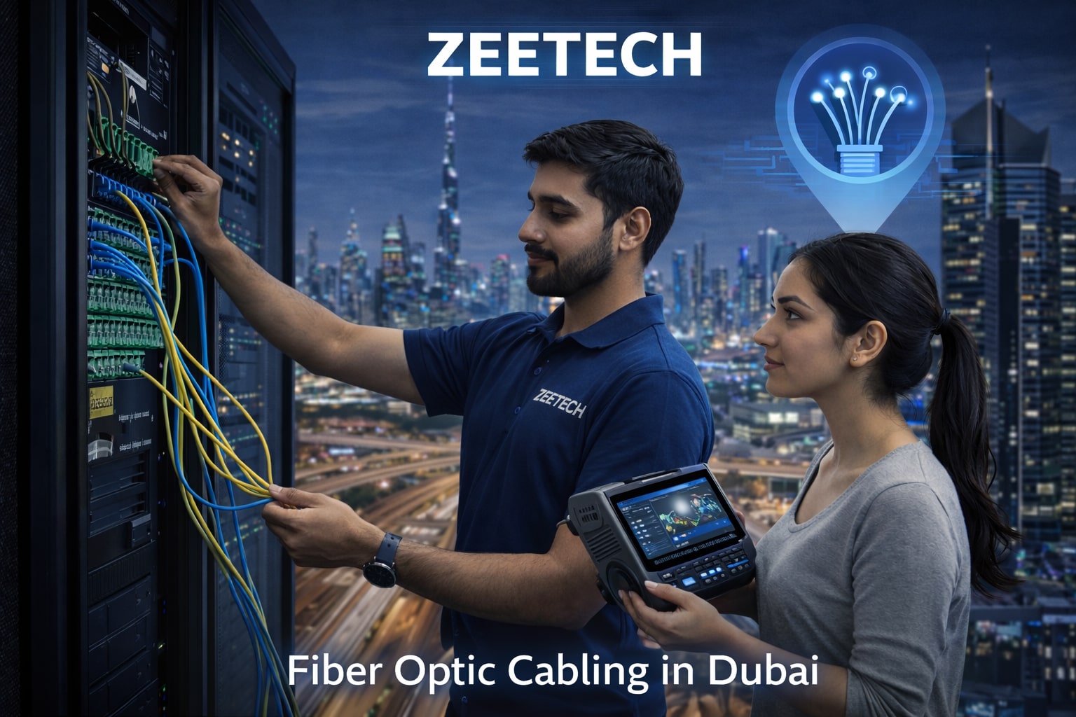 Fiber Optic Cabling in Dubai